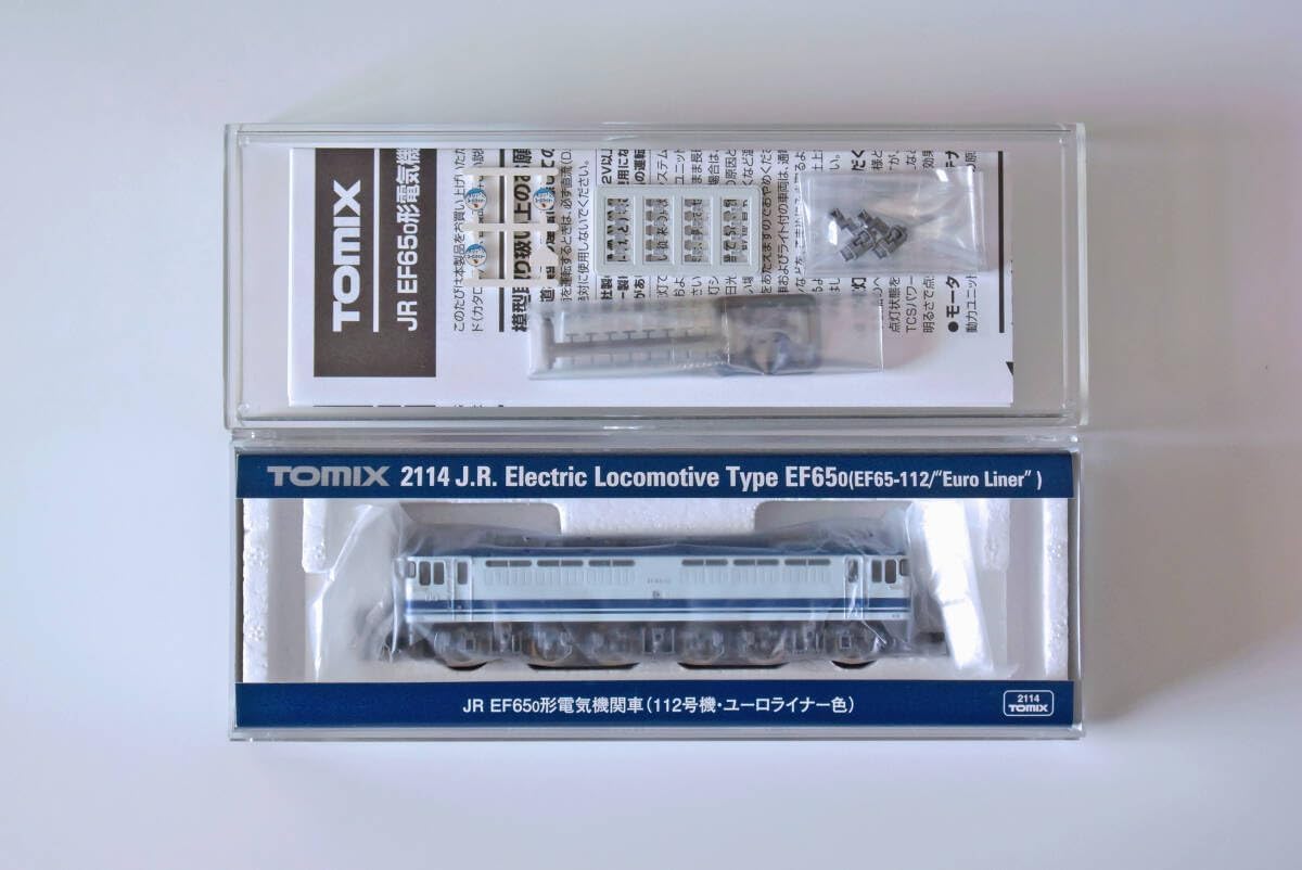 TOMIX 2114 EF65形電気機関車 112号機 ユーロライナー色 状態、動作