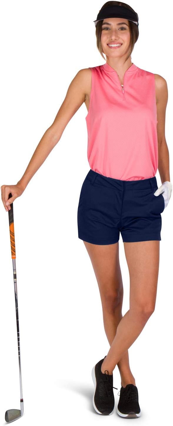 Three Sixty Six Womens Golf Shorts 4 ½ Inch Inseam - Quick Dry Active Shorts with Pockets, Athletic and Breathable - Image 4
