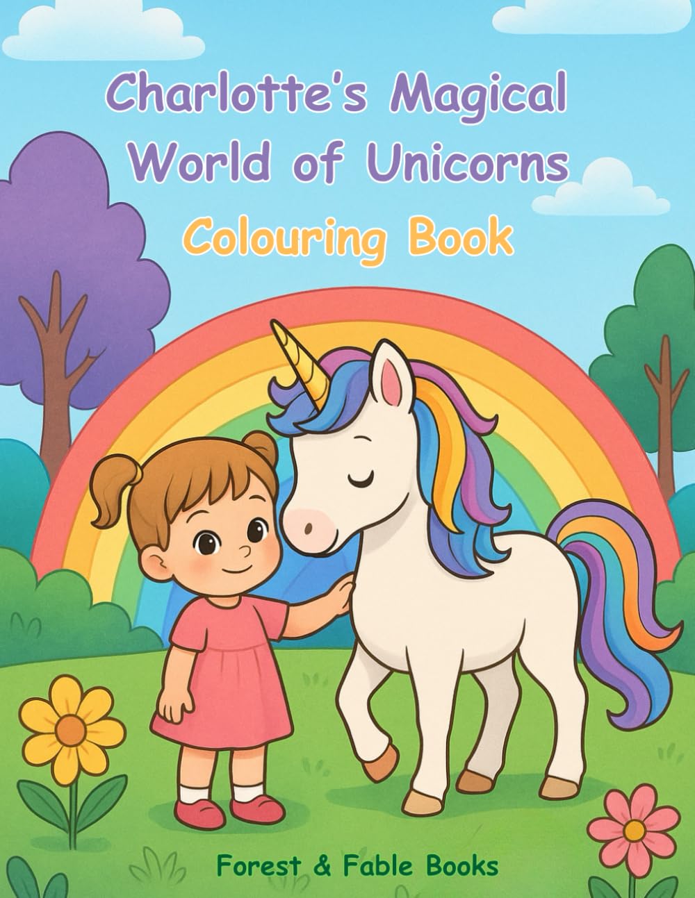 Charlotte's Magical World of Unicorns: Colouring Book