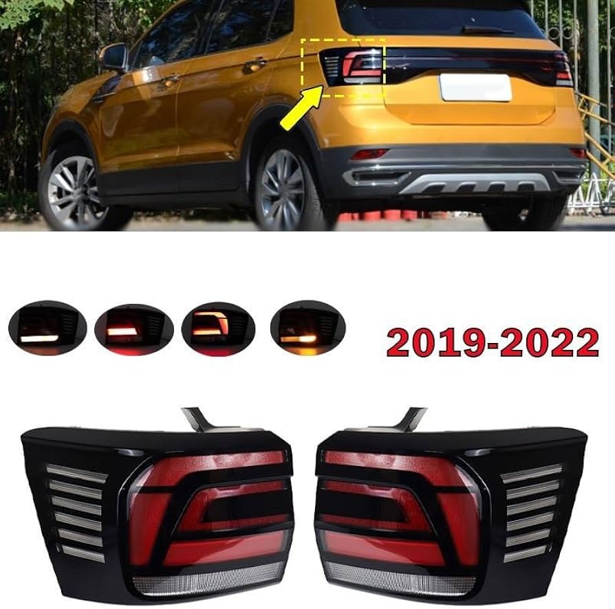 フォルクスワーゲン　ティークロス　T−ＣＲＯＳＳ 右テールランプ Amazon.com: Aishangtao Car lights For VW For T-Cross 2019-2022