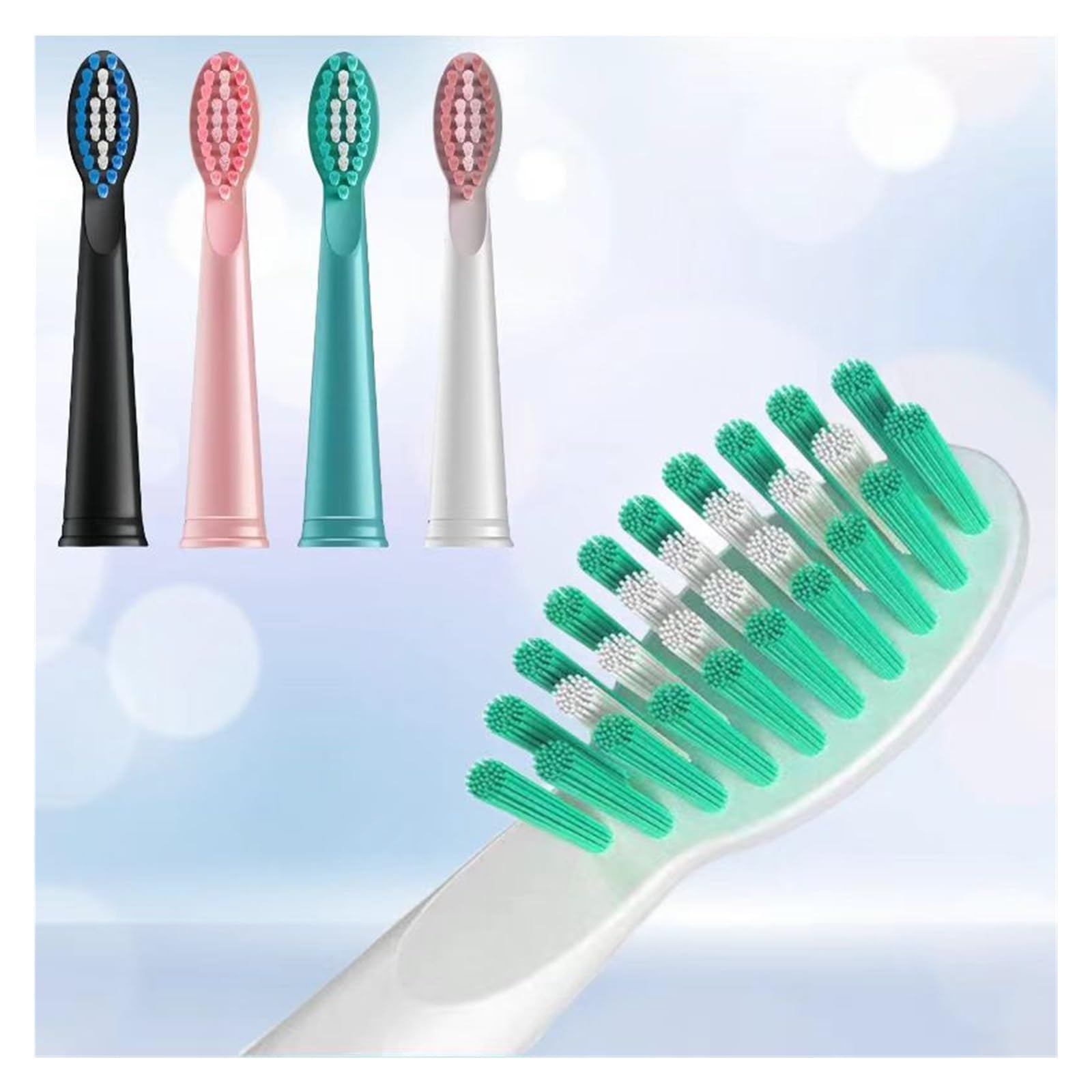 Accesorios Para Cepillos De Dientes Eléctricos Cabezal De Cepillo De Dientes. Compatible Para ZQANG XM-801 El Cepillo De Dientes Eléctrico(8 Pink)