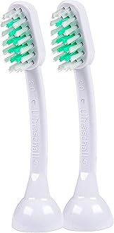 2X A2 (M) Large Ultrasonic Toothbrush Heads for emmi-pet 1.0 & 2.0 Ultrasonic Toothbrush I Prevents Tartar, Fights Bad Breath & Gingivitis I Silent & Without Scrubbing
