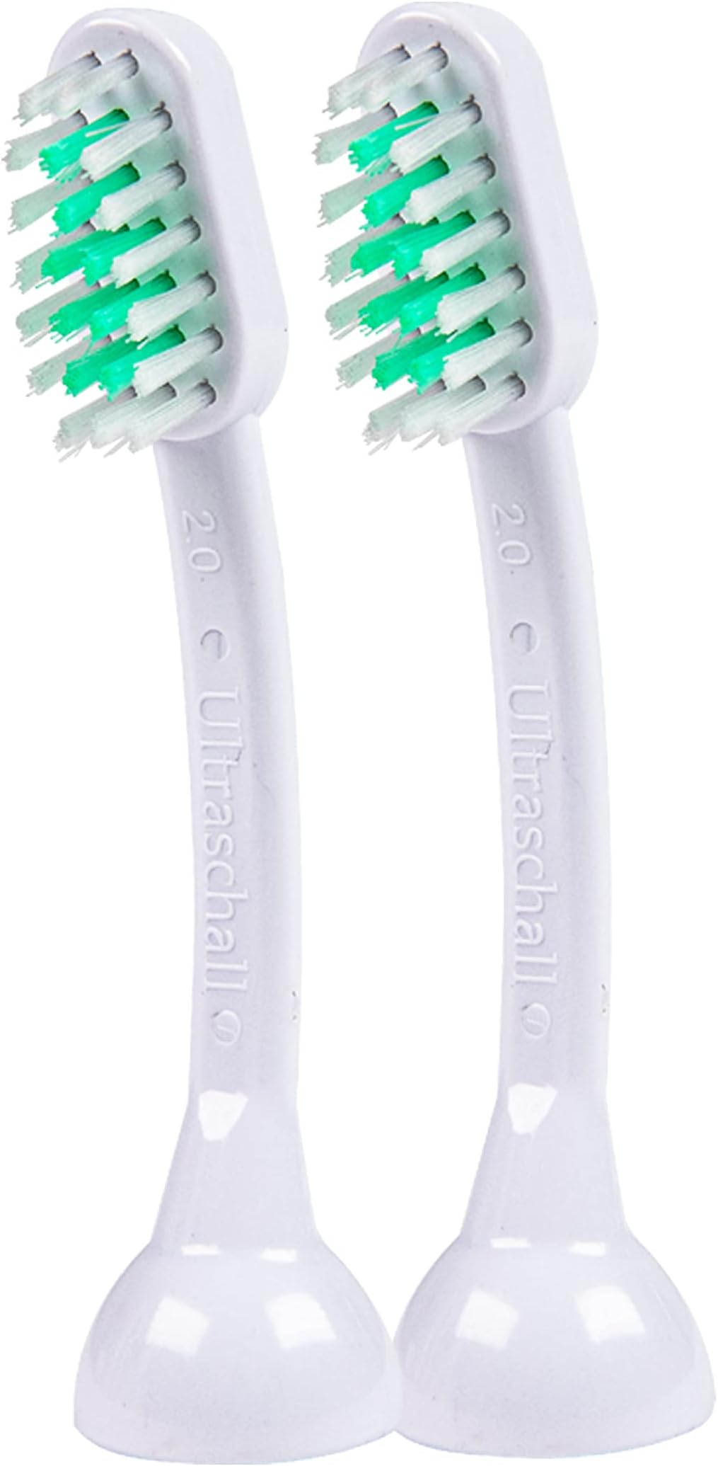 2X A2 (M) Large Ultrasonic Toothbrush Heads for emmi-pet 1.0 & 2.0 Ultrasonic Toothbrush I Prevents Tartar, Fights Bad Breath & Gingivitis I Silent & Without Scrubbing