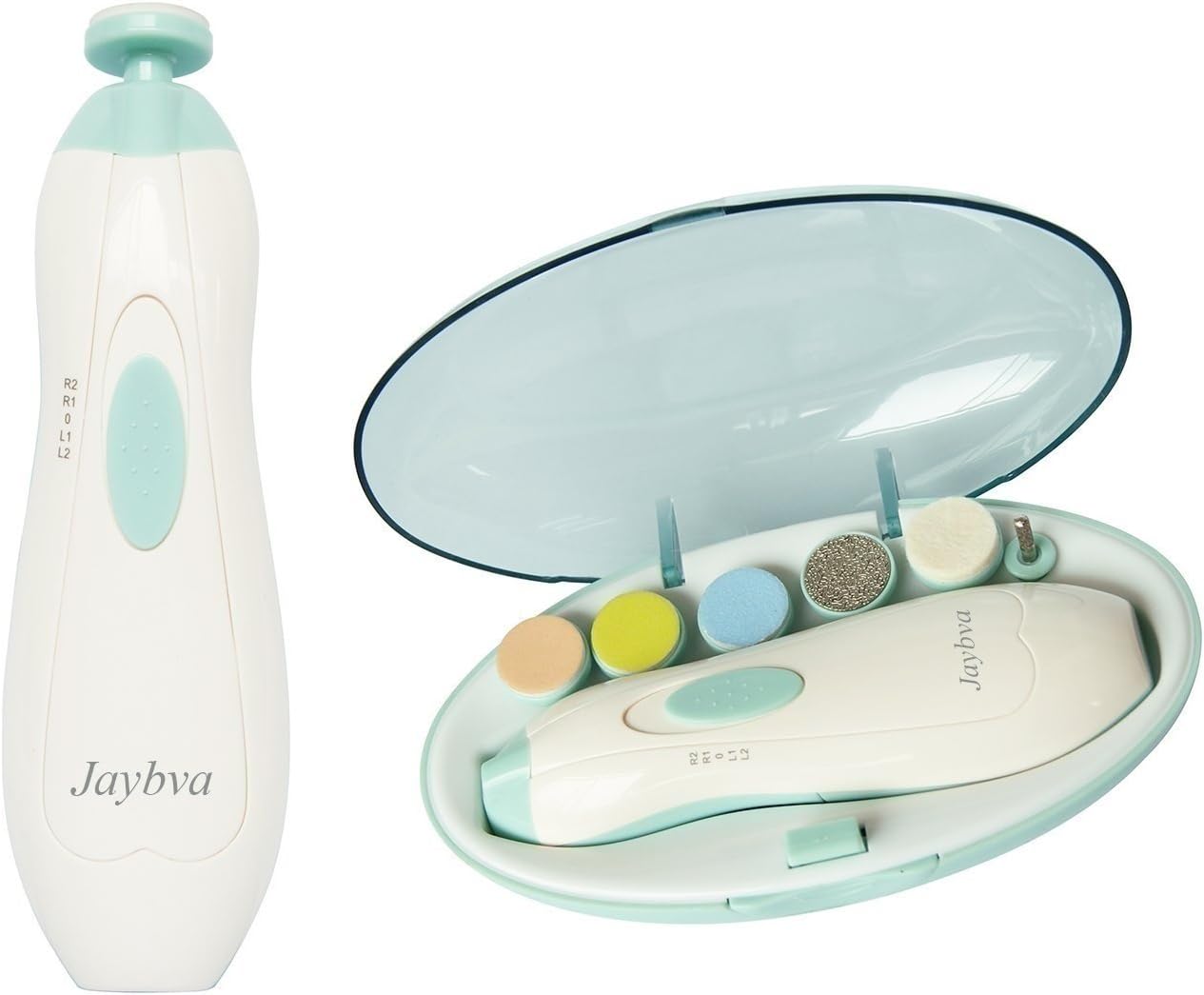 Haakaa Baby Nail Trimmer Electric Safe Clippers File Kit Manicure Set