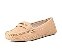 LOUIS STITCH Women’s Premium Beige Slip-On Loafers | Elegant Solid Slip-On Comfort Shoes for Casual and Formal Wear | Slip-On Loafer Shoes for Women | LSLD-BLR-HS01 | UK-6 gallery image