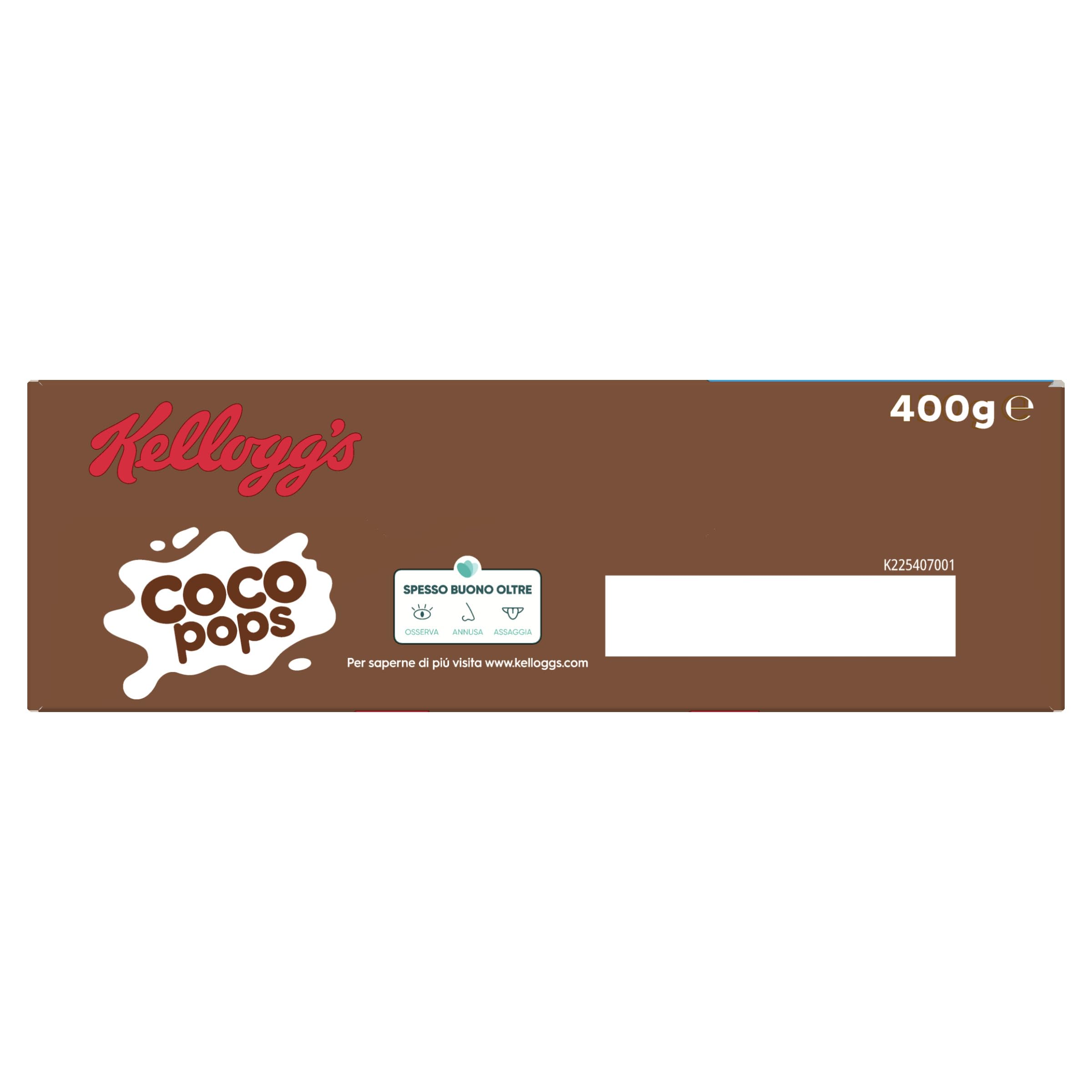 Kellogg's Coco Pops | Risetti al Cioccolato | Delizioso Riso Soffiato con Cacao | Confezione Singola da 400g (1 x 400g) - 4