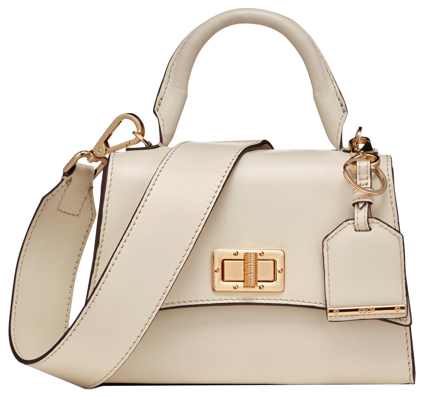 Sac femmes Geox D Ciclaminia A blanc cassé petit format tendance - 8