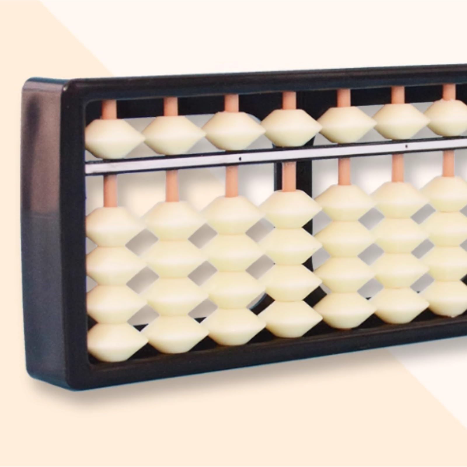 Rechenschieber Abacus Abacus 17-stelliger Chinesischer Japanischer Rechner Zählwerkzeug for Das Schulbildungswerkzeug Abacus Kunststoff Abakus Lernspielzeug