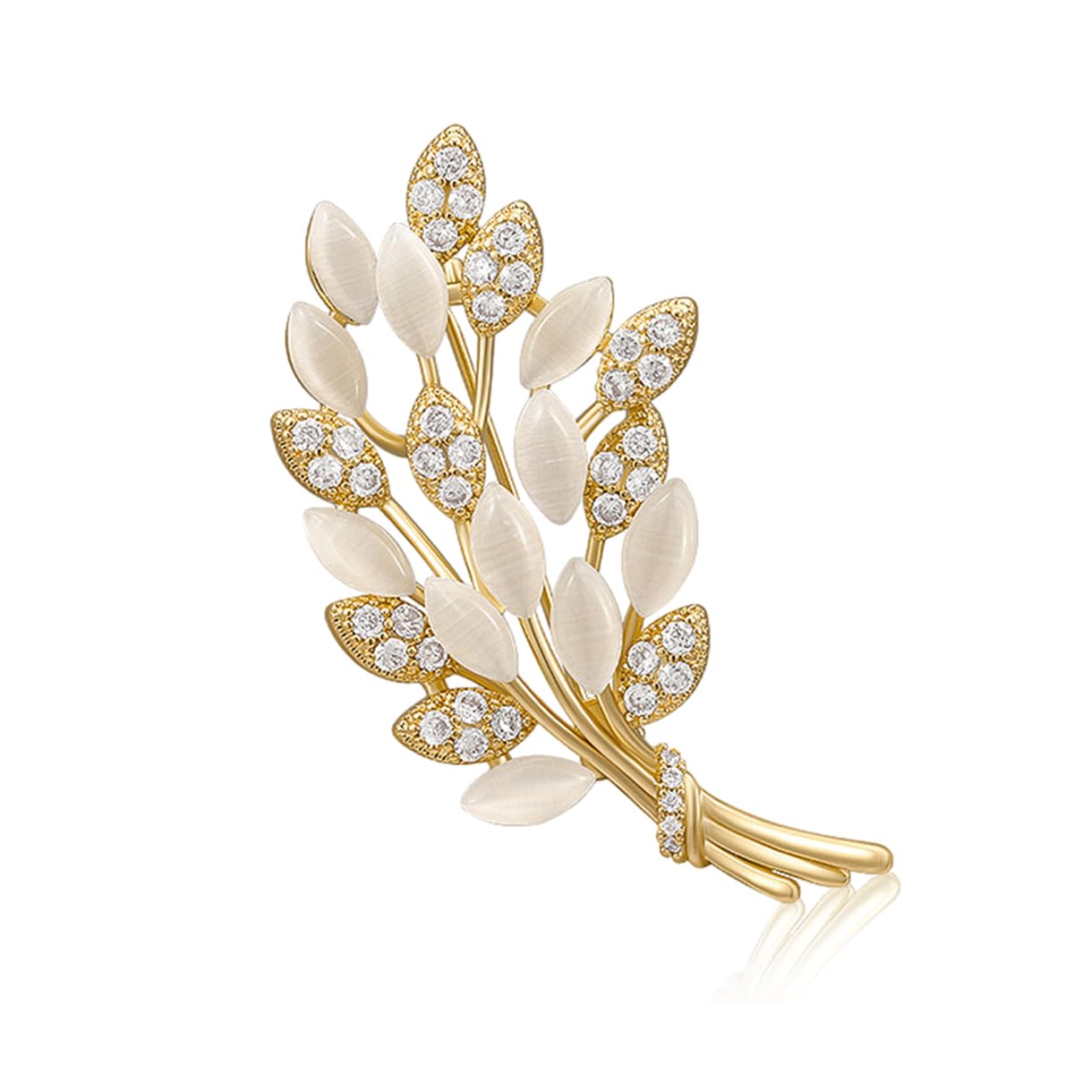 Venzina® Crystal Opal Saree Brooch for Women Girls Rhinestone Brooches Elegant Golden Alloy Lapel Pin Brooch for Suit, Dress, Scarf, Shawl Jewelry Gift (B0CNLWVRYC) Amazon Price History, Amazon Price Tracker