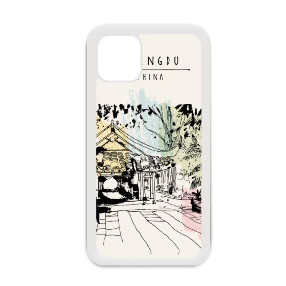Coque iPhone 12 Pro Max Pavillon Chinois Blanc évitez les rayures avec style - 4