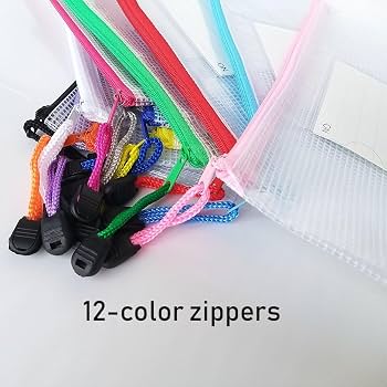 Amazon.co.jp: AUSTARK プラスチックメッシュジッパーポーチ ラベル
