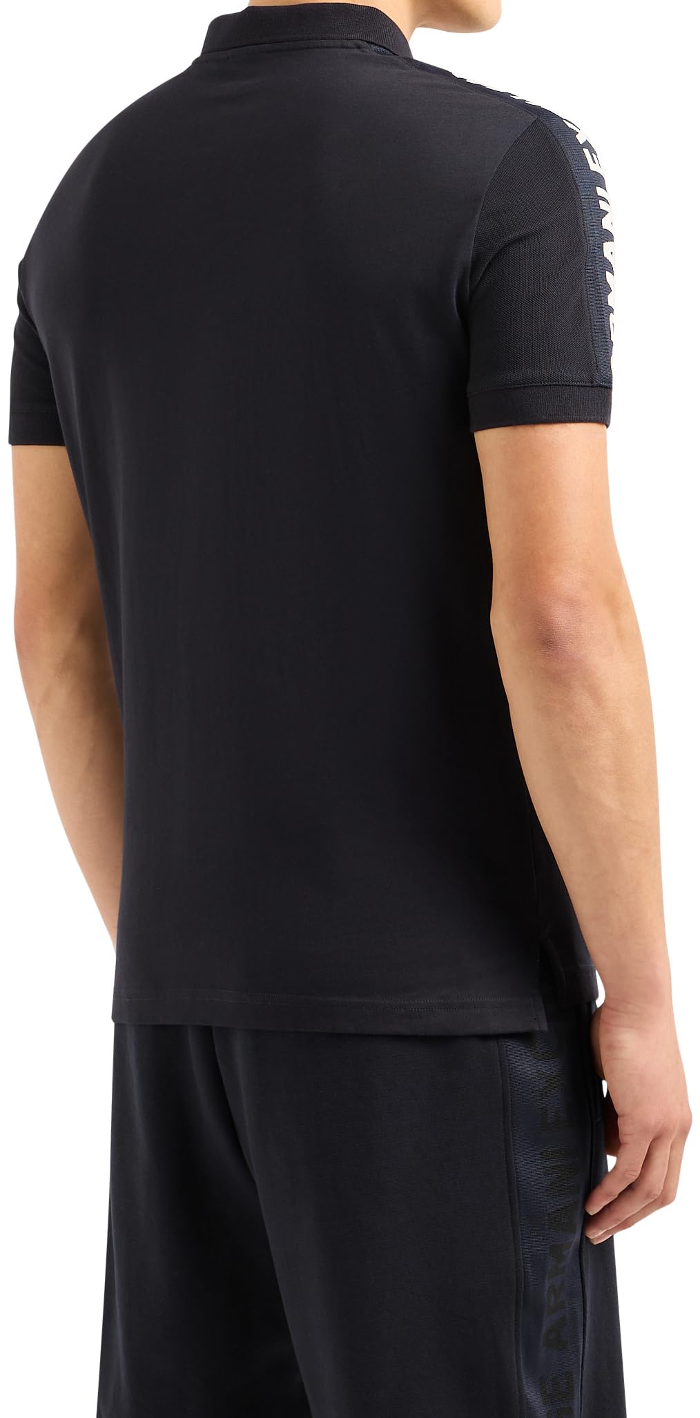 Armani Exchange Short Sleeve Jacquard Logo Polo Polo Uomo