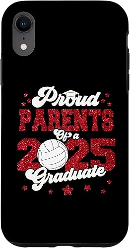 iPhone XR Parents of a 2025 Graduate Prom Graduation 25 VolleyBall Case