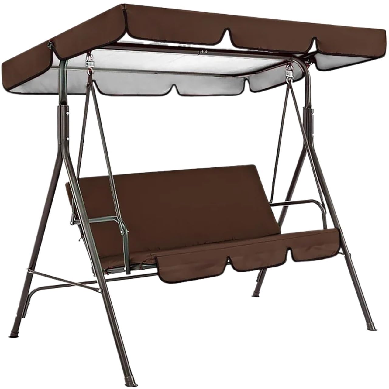Qcknkmgg Color 4 Replacement Canopy For Outdoor Swing, Swing Chair Canopy Replacement 142X120x18cm Multicolor