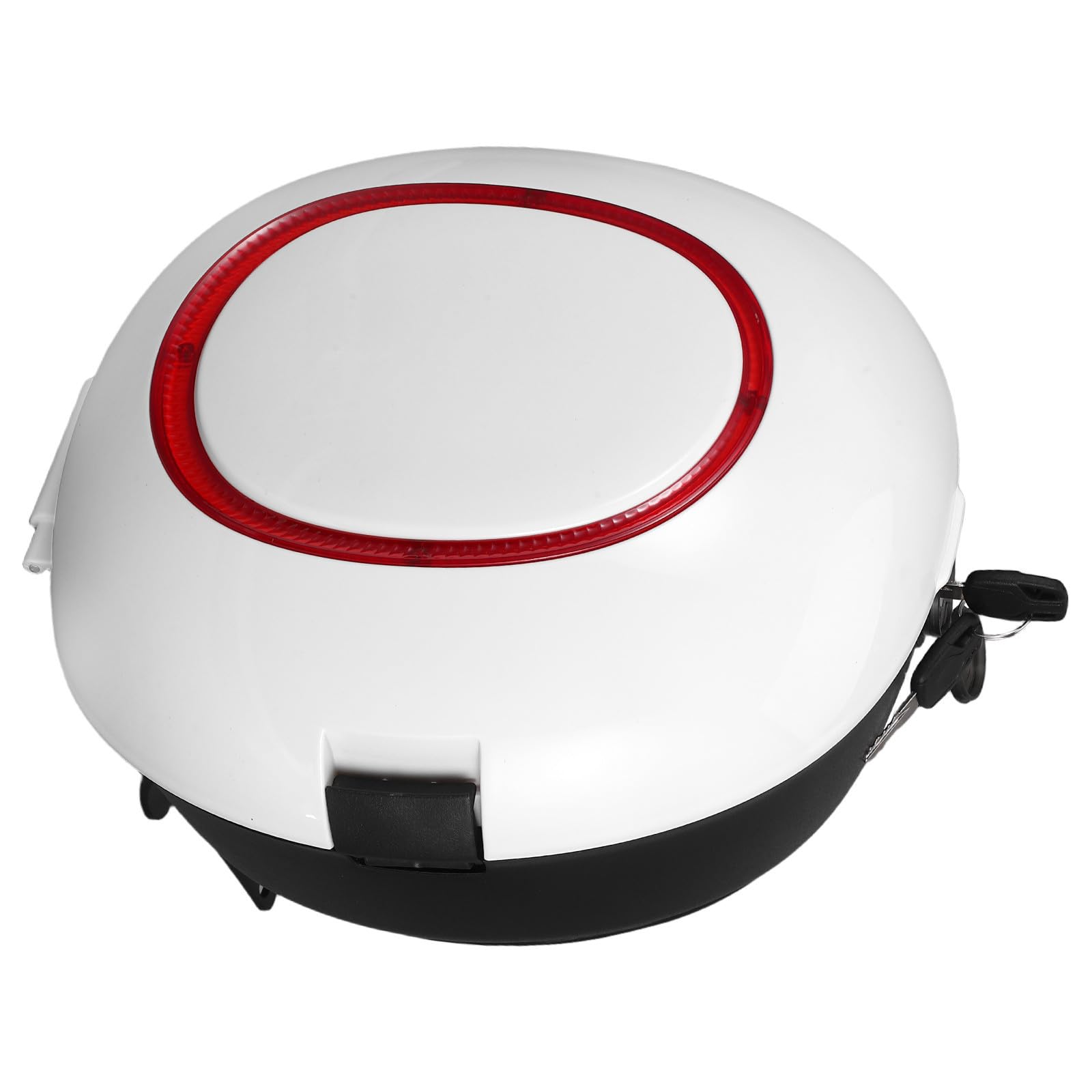 ifundom Boîte arrière de Moto et Top Case Scooter en ABS avec Dossier rembourré, Protection Contre intempéries, Design pour optimisation d'espace, Parfait pour Voyages et activités