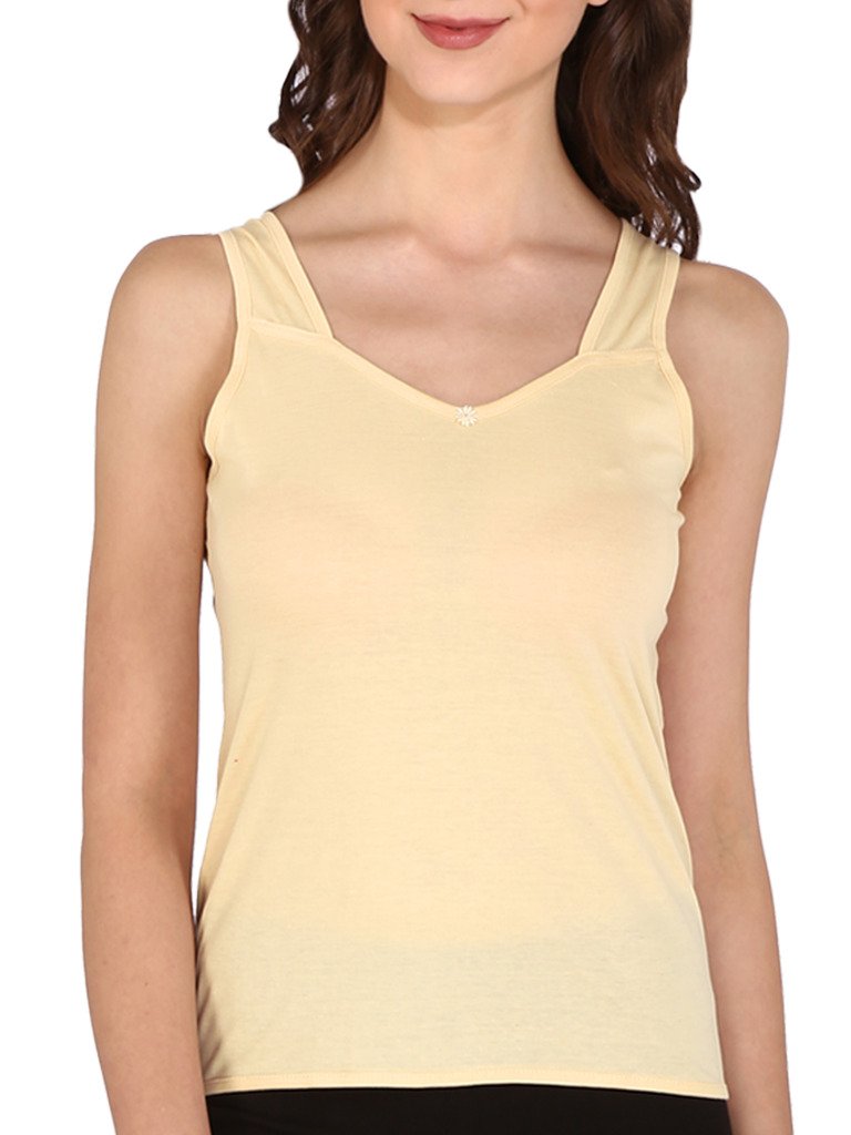 bralux Womens Half Slip Cotton Hosiery Camisole, Nancy - Skin-picture-30