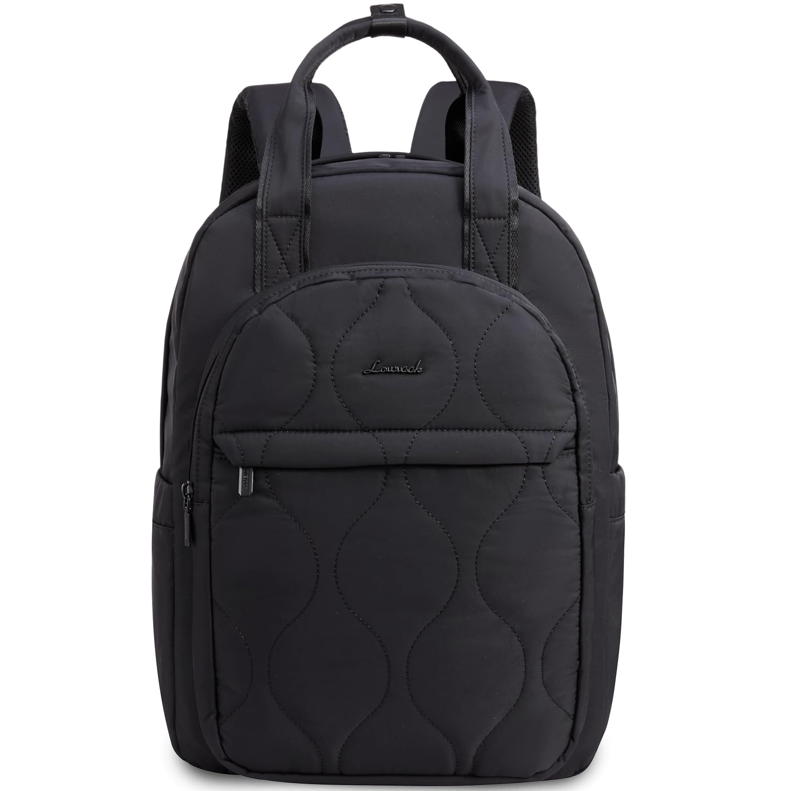 LOVEVOOK Laptop Backpack for Women College Travel Backpack Puffer Womens Backpack for 15 6 Inch Laptop Computer Water-Resistant