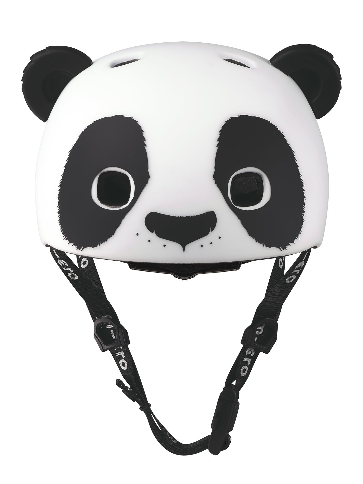 Micro | Casque Panda 3D | Enfants | Finition Mate | Boucle Magnétique/Lumière LED intégrée | 2-5 Ans | Taille XS