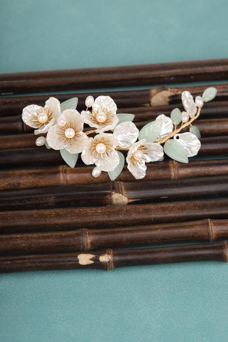 ZUGAD Wedding Hair Clip Hair Accessories for Women Handmade Flower Rhinestone Headpiece Hair Pins for Bridal Bridesmaid Girls – 1pc, Multi Color.