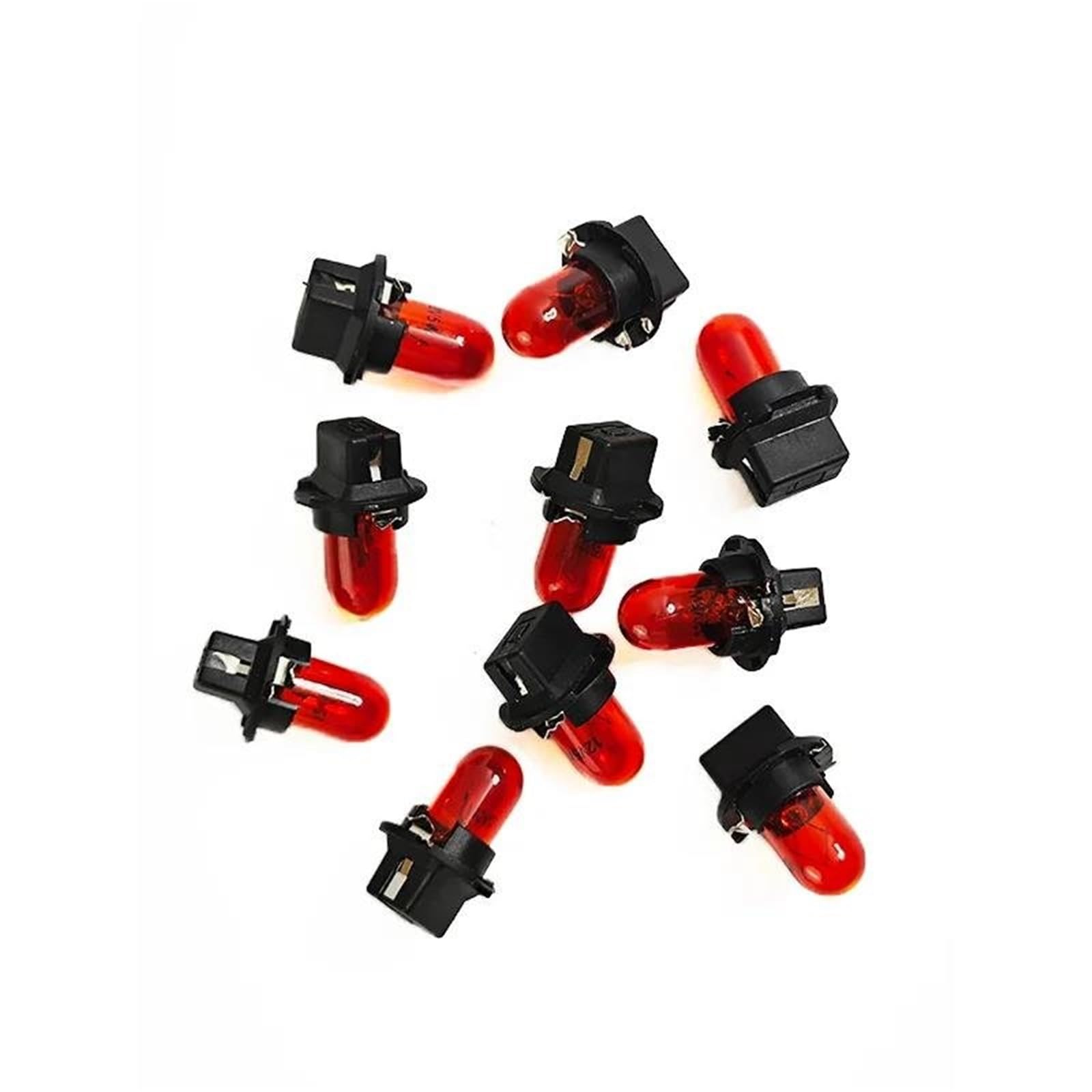 Pour Série 3 E36 E46 Fit W5W 168 192 194 T10 Twist Lock Plug And Play Porte-ampoule Prises Adaptées Aux Lumières Du Tableau De Bord(10Pcs Amber)