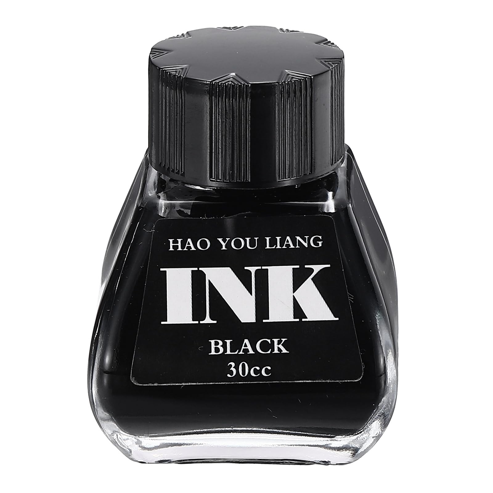 PATIKIL Fountain Pen Ink Black, 30ml Calligraphy Pen Bottled Ink Non-Carbon Colorful Smooth Flow Color Dip Drawing Set Art Supplies for Writing Painting Journaling