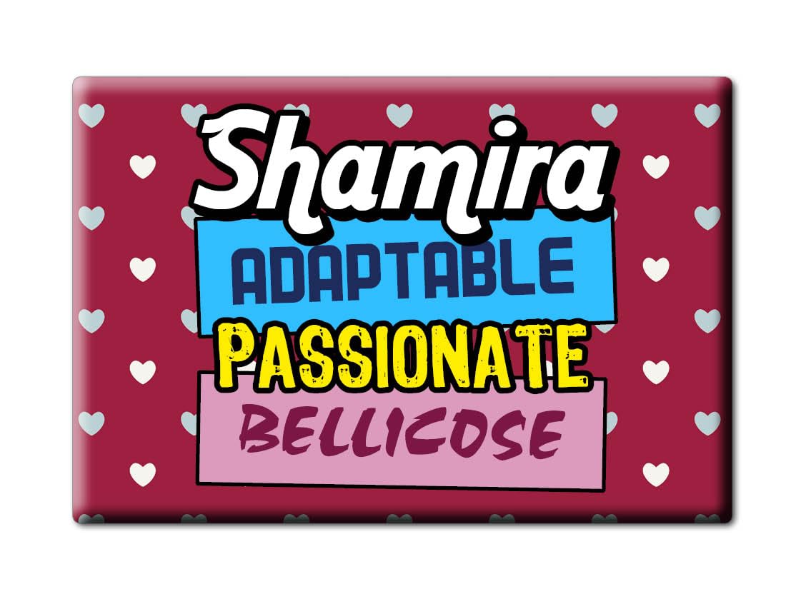 Enjoymagnets Shamira Magnet Adjectives Personality Magnet Name Gift Idea Names Game Joke