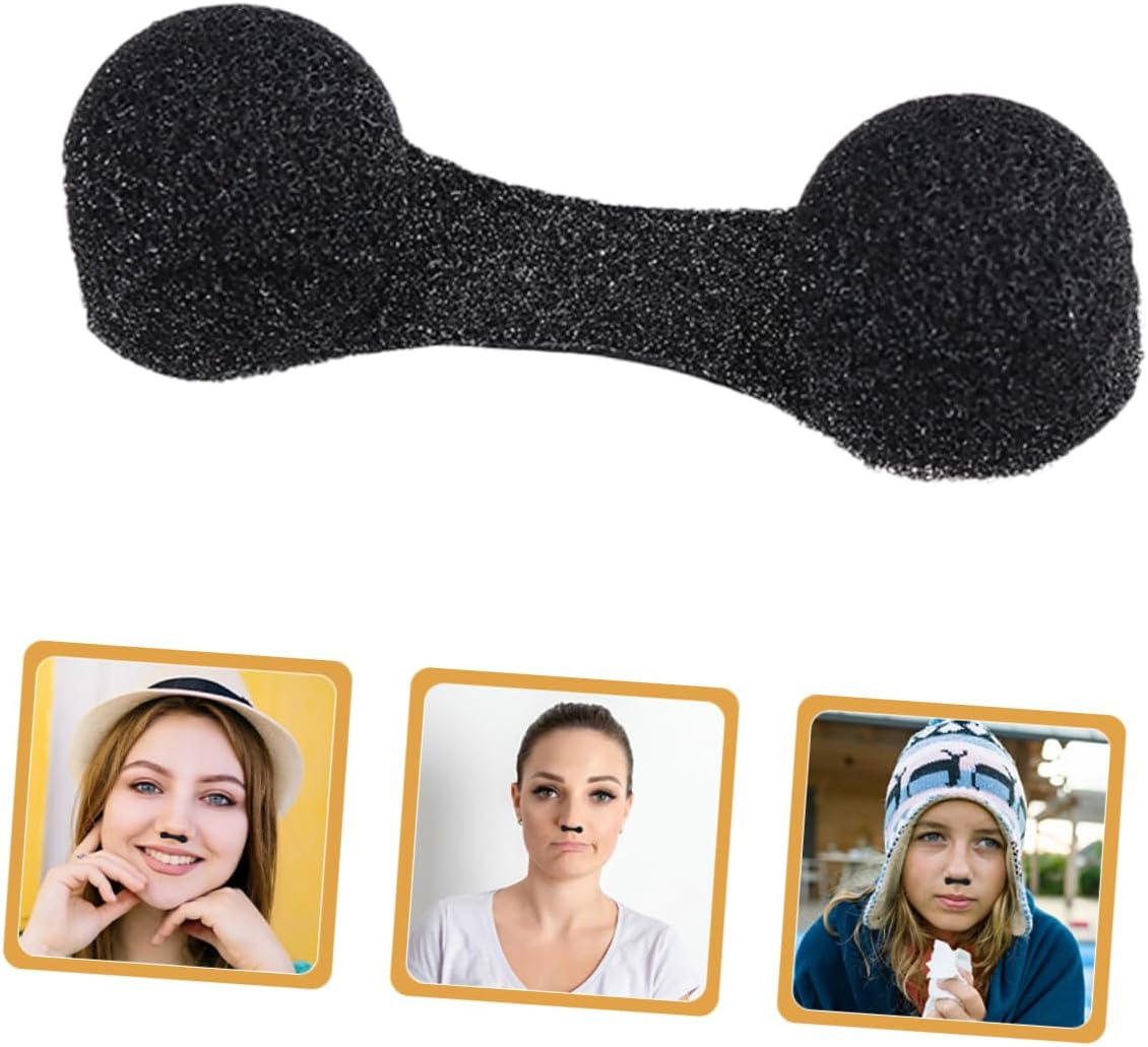 GLEAVI 500pcs Nose Filters Breathable Sponge Nasal Plugs for Dust for Spray Tanning Makeup Application Bad Weather Unisex Nose for