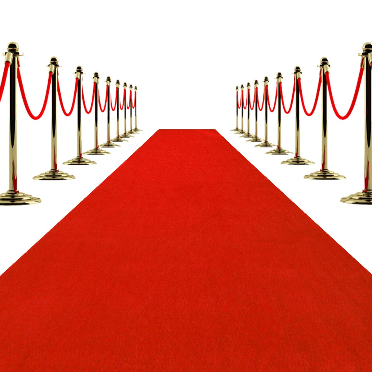 Red Carpet Runner for Partys 3x10 Feet 450 GSM Extra Thick Non-Slip Waterproof Aisle Rug for Weddings Events
