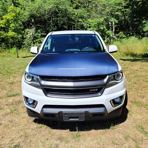 [Hood's Flags] Solid Black Car Hood Cover 63"x47" (160x120cm) – Universal Fit for Cars, SUVs, or Pickup Trucks – Stretch Polyester Spandex – Weather-Resistant with Secure Fasteners by Hood's Flags - Image 3