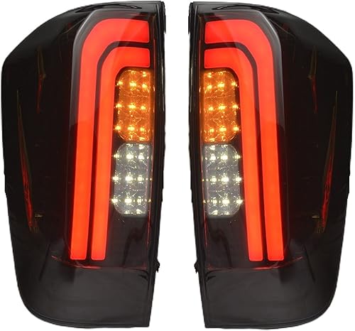 DYBANP Ensamblajes de luz trasera de coche, para Nissan Navara NP300 2015-2020, luces traseras LED de señal de giro de luz trasera