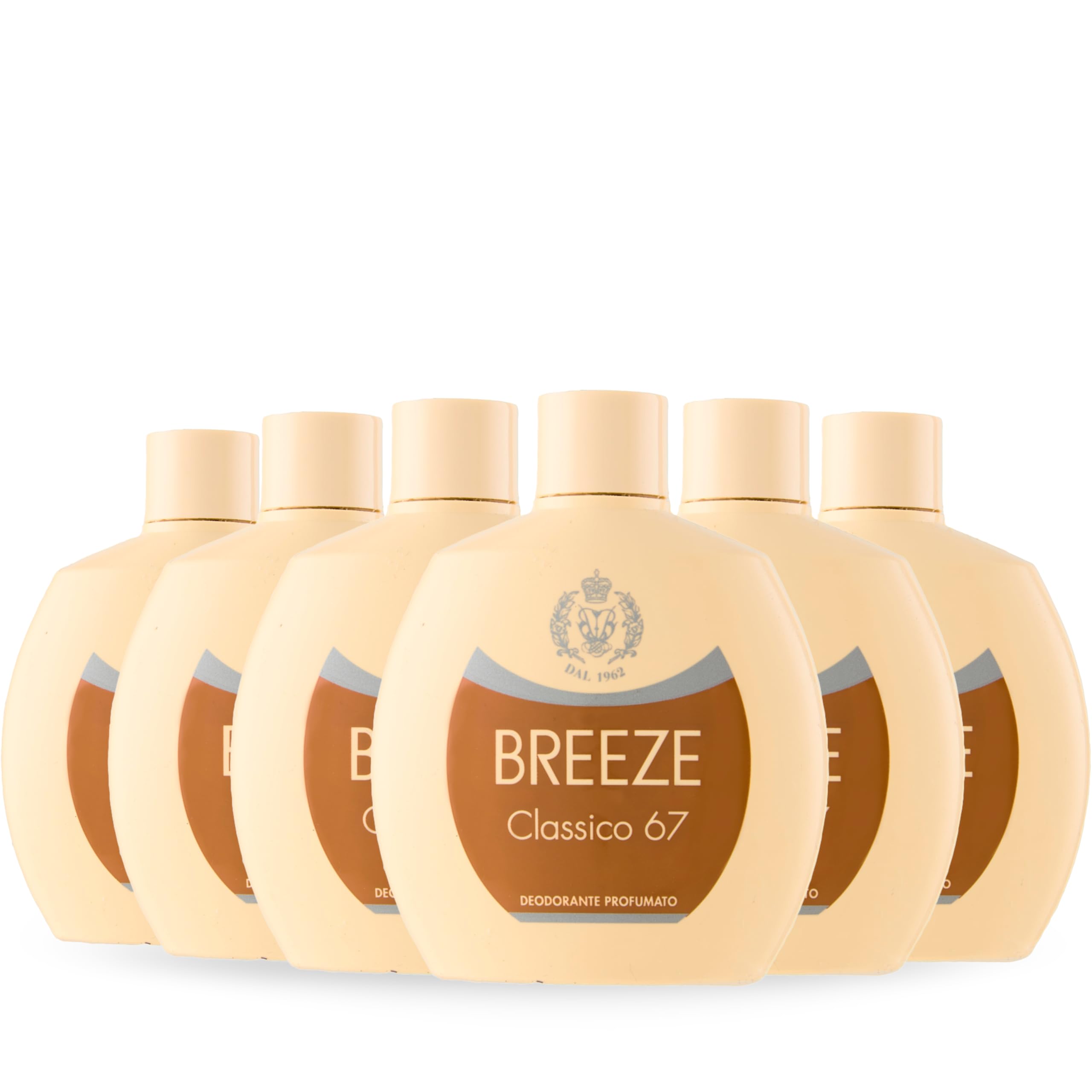 BREEZE | Deodorant Squeeze Classico 67, 6 x 100 ml