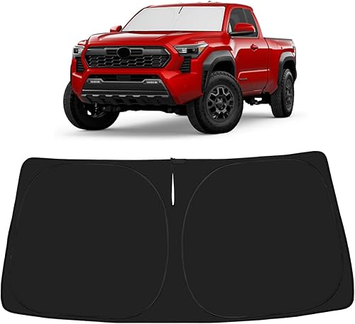 Miniatura 153 de Proadsy Parasol para parabrisas para Ford F-150 2015-2020 F150 Lariat, King Ranch, Platinum, XL XLT Limited Raptor, plegable, protector solar que