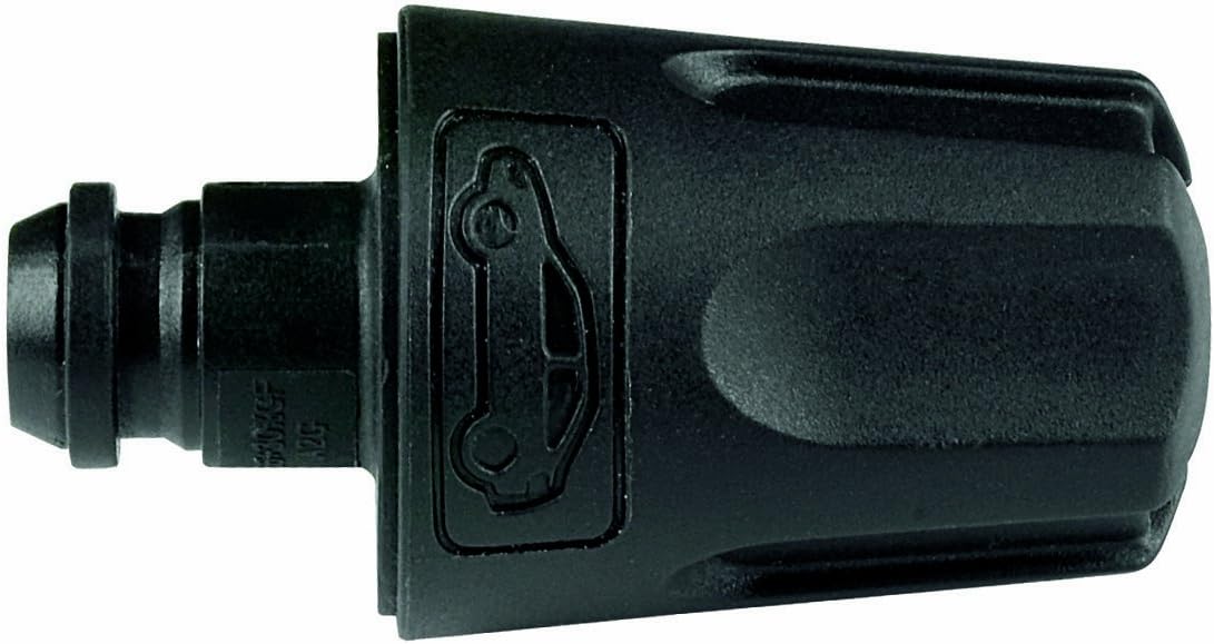 Wide Angled Auto & Cycle Nozzle Pressure Washer Attachment – Compatible with Nilfisk Pressure Washers, Black