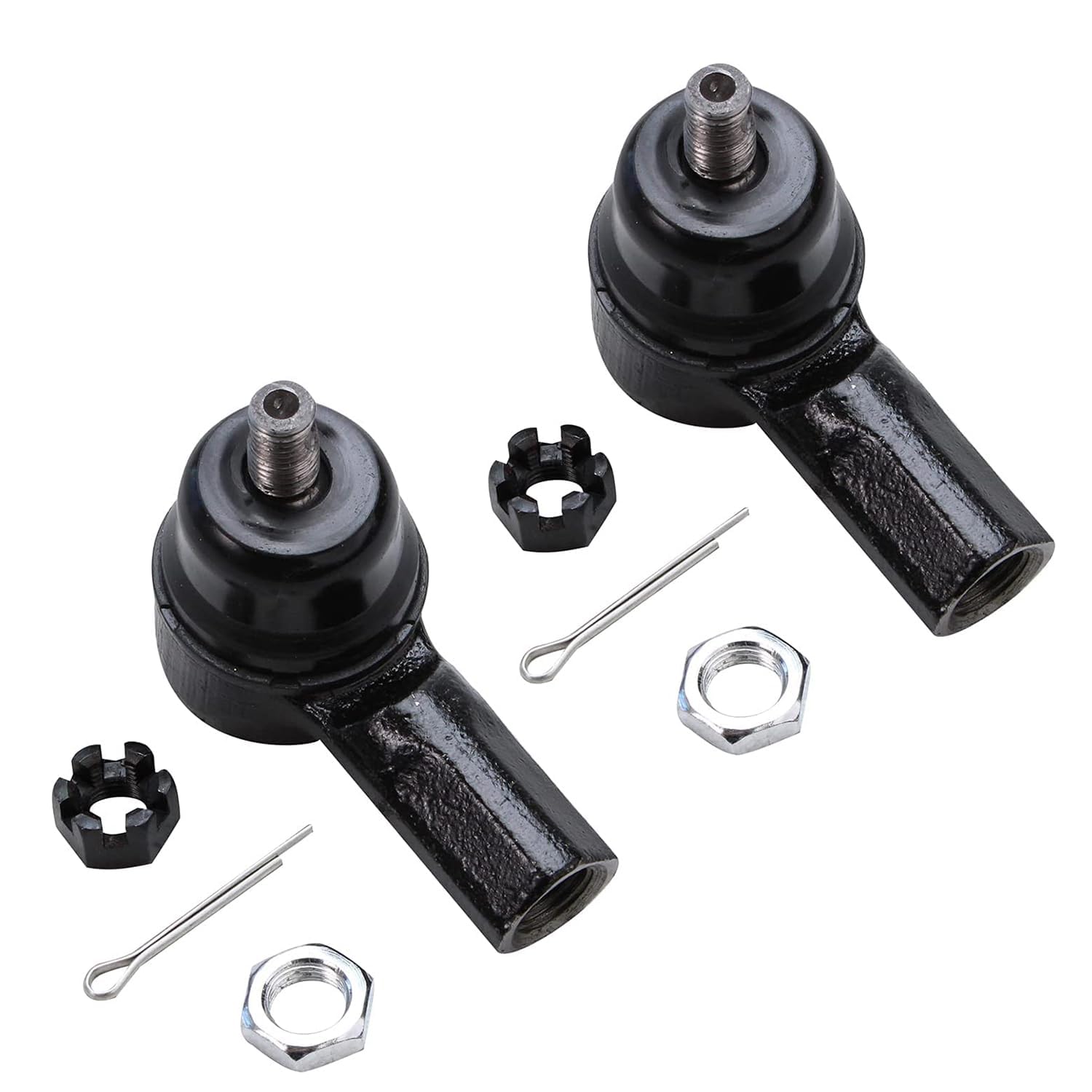 Front Tie Rods for 2001-2005 Honda Civic EL 2002-2006 CR-V, 2 Outer Tie Rod Ends Set Replacement