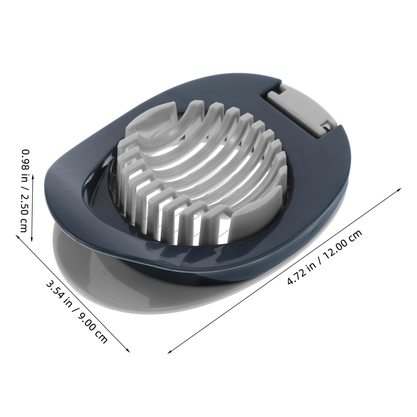 SOLUSTRE Egg Slicer for Hard Boiled Eggs Soft Fruit Slicer Compact Kitchen Tool Mushrooms and Strawberries