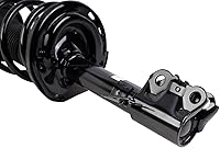 Vista 3 de TRQ - Conjunto de puntal delantero y resorte helicoidal (lados del conductor y del pasajero), para auto