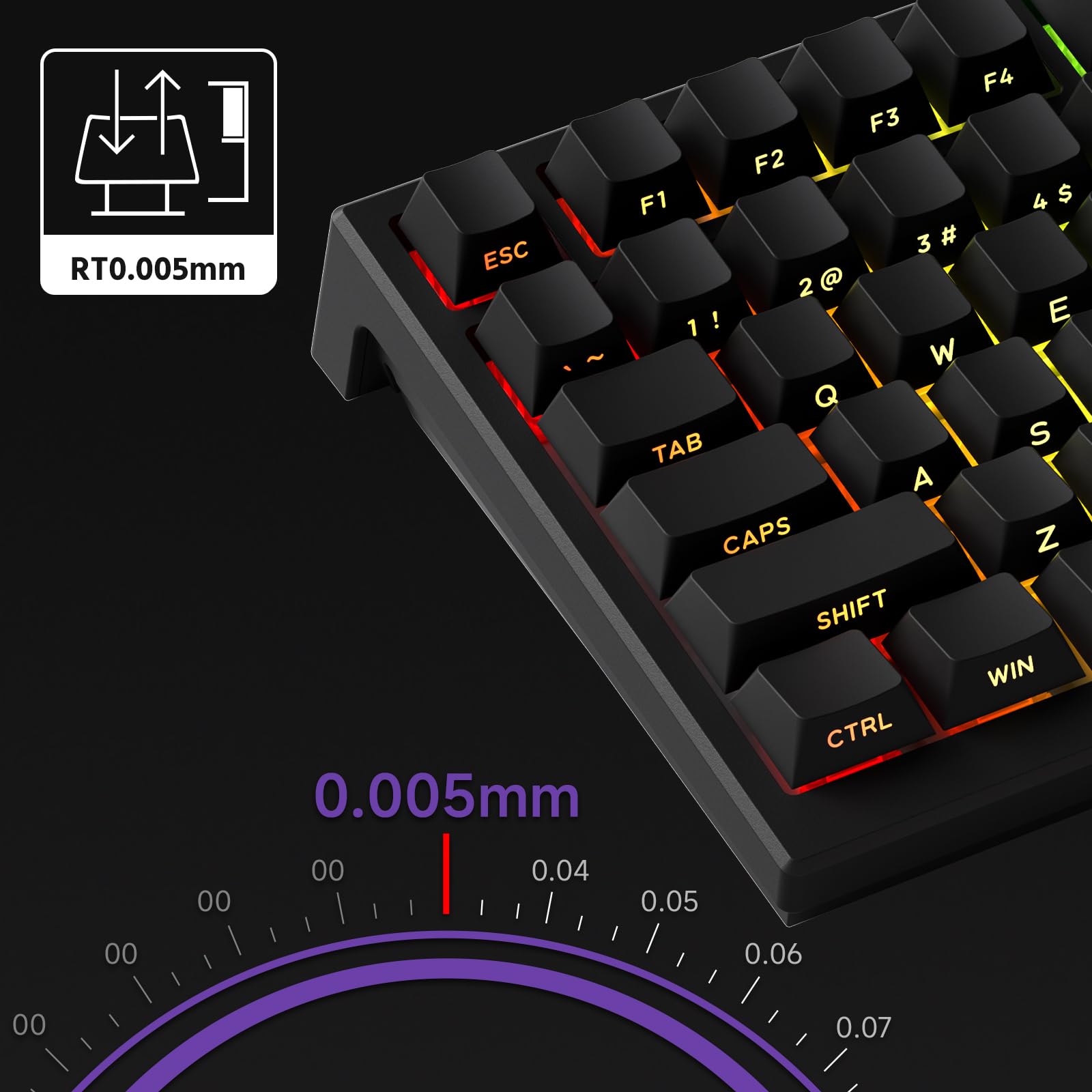 Amazon.com: Akko TAC75 Rapid Trigger Gaming Keyboard Wired