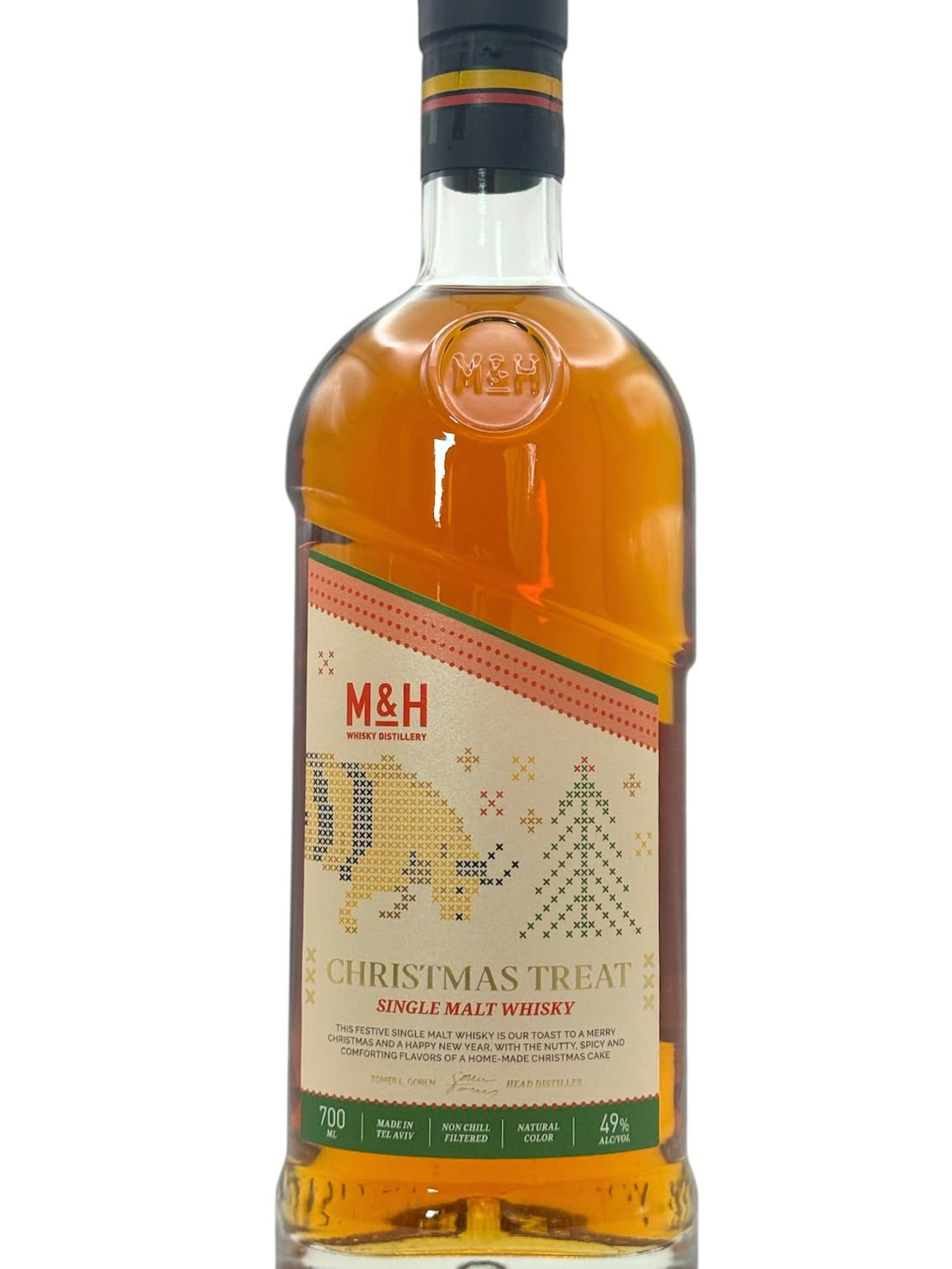 M&H Christmas Treat 49% 700ml クリスマス トリート Amazon.co.jp: M&H クリスマストリート〔ウイスキー イスラエル 700ml