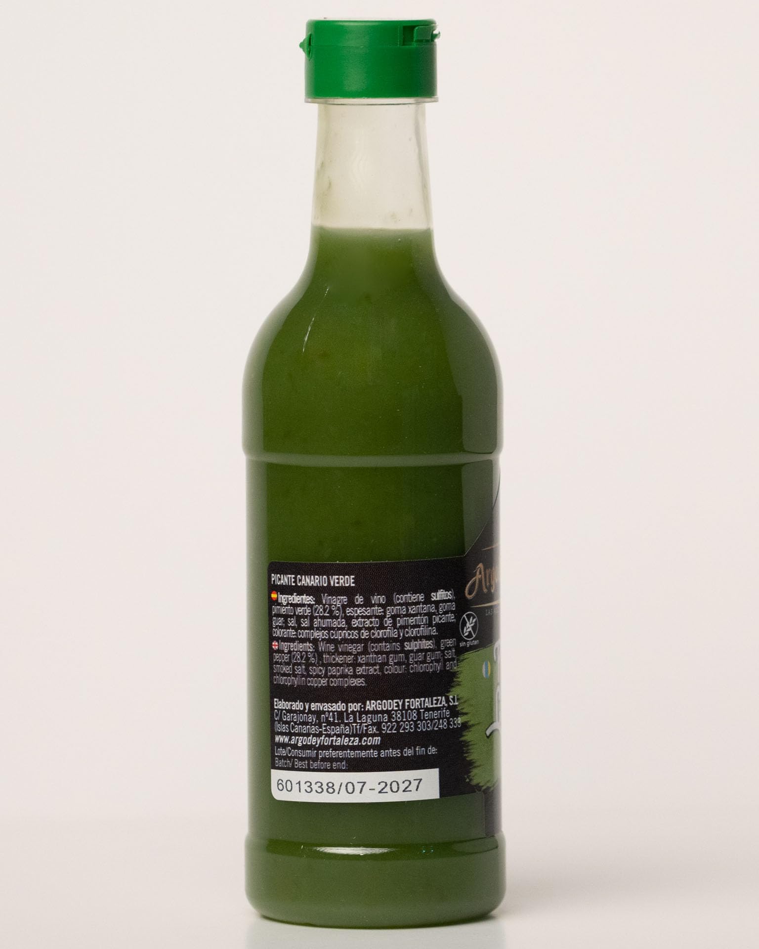 Argodey Fortaleza Picante Canario Verde 200 g | Salsa Mojo Verde Tradicional | Ideal para Papas Arrugadas, Carnes y Pescados | Especialidad de Canarias