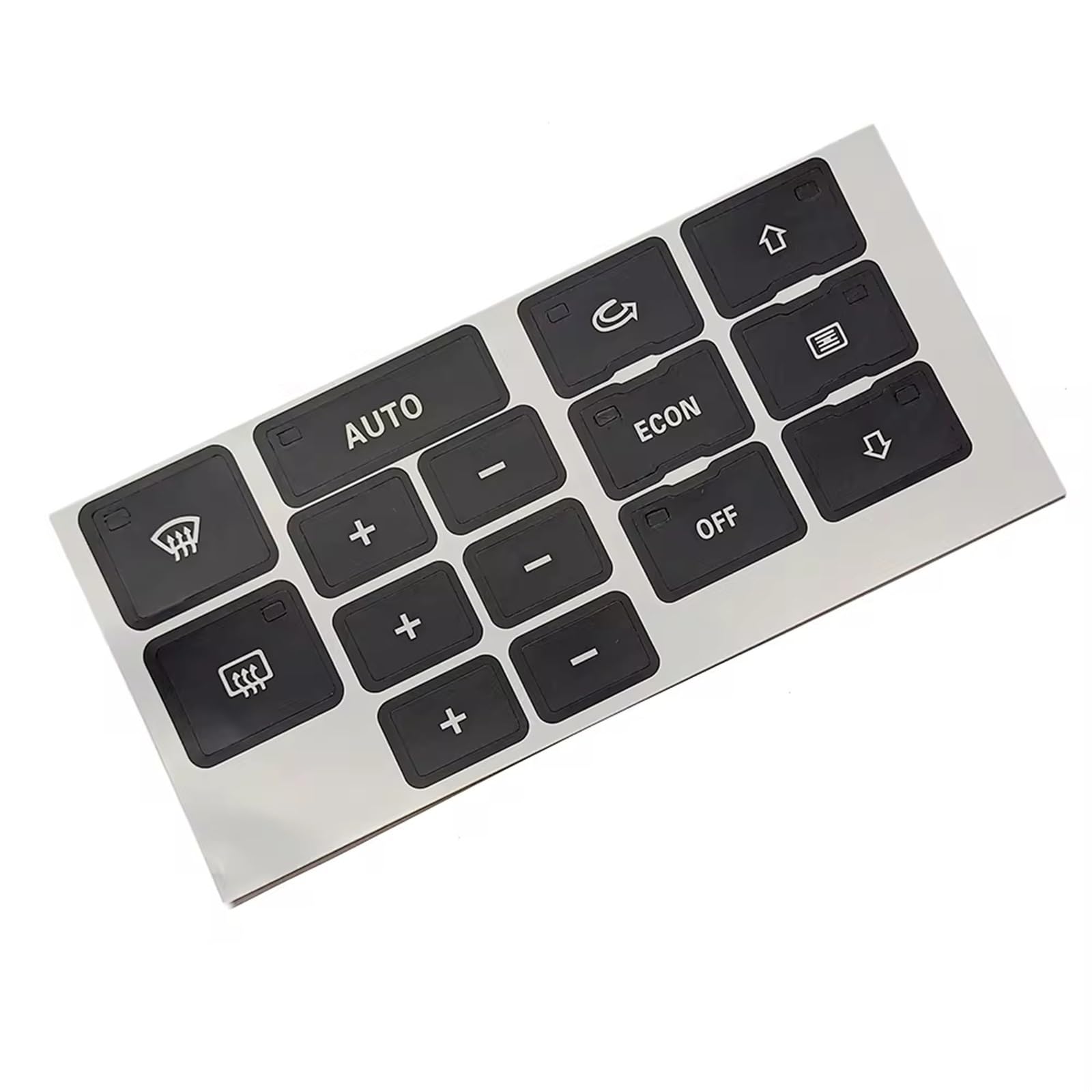 Dash Button Sticker Compatible with for A6 C5 Car Air Conditioner Climate AC Switch Button Repair Kit Decal Sticker Fix Faded Ugly Anti Scratch