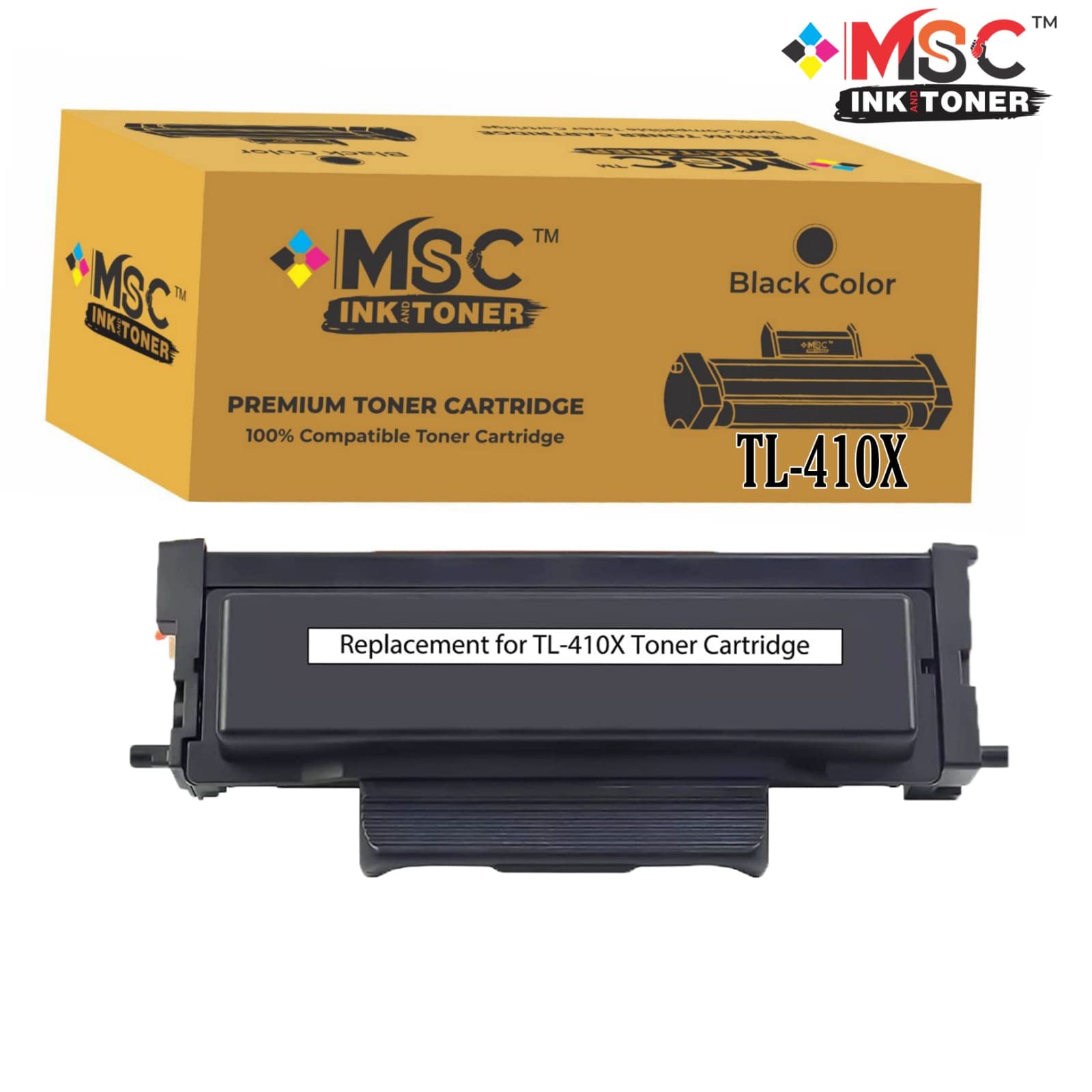 MSC INK AND TONER TL 410X Black Toner Cartridge Compatible for Pantum