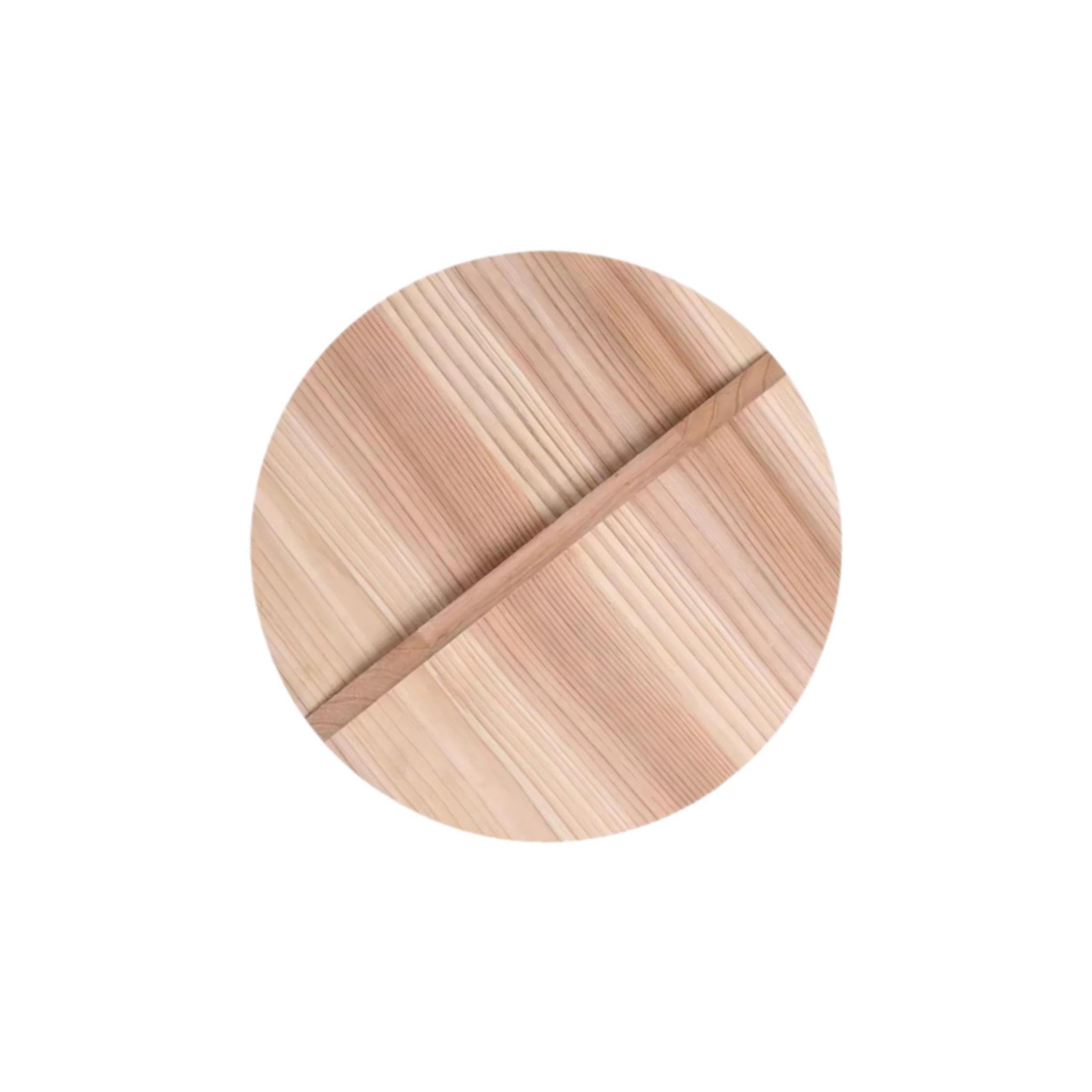 LIXSAZSE Durable Wooden Lid Cover Handcrafted Lightweight Option Provides Strong Heat Resistance To Prevent Scalding In Kitchen Wok Lid Cover Kitchen Tool Pot, 28cm
