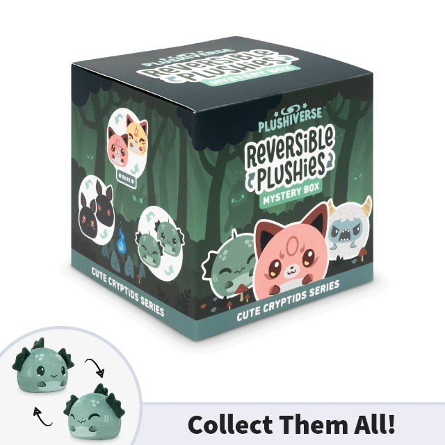 Amazon.com: TeeTurtle Cute Cryptids Series Reversible Plushie