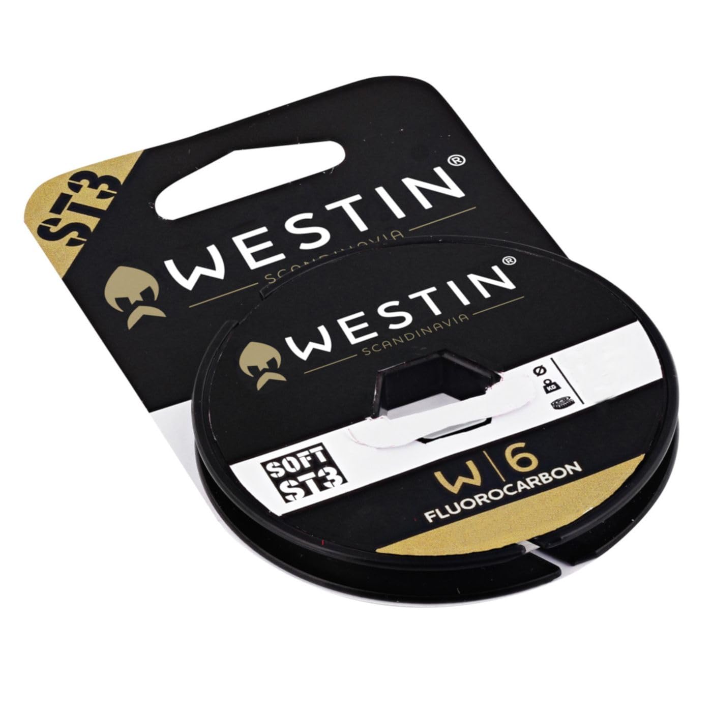 Westin W6 ST3 Fluorocarbone Clear 1,05 mm 56,5 kg – 20 m Fluorocarbone, matériau bas de ligne, cordon en fluorocarbone