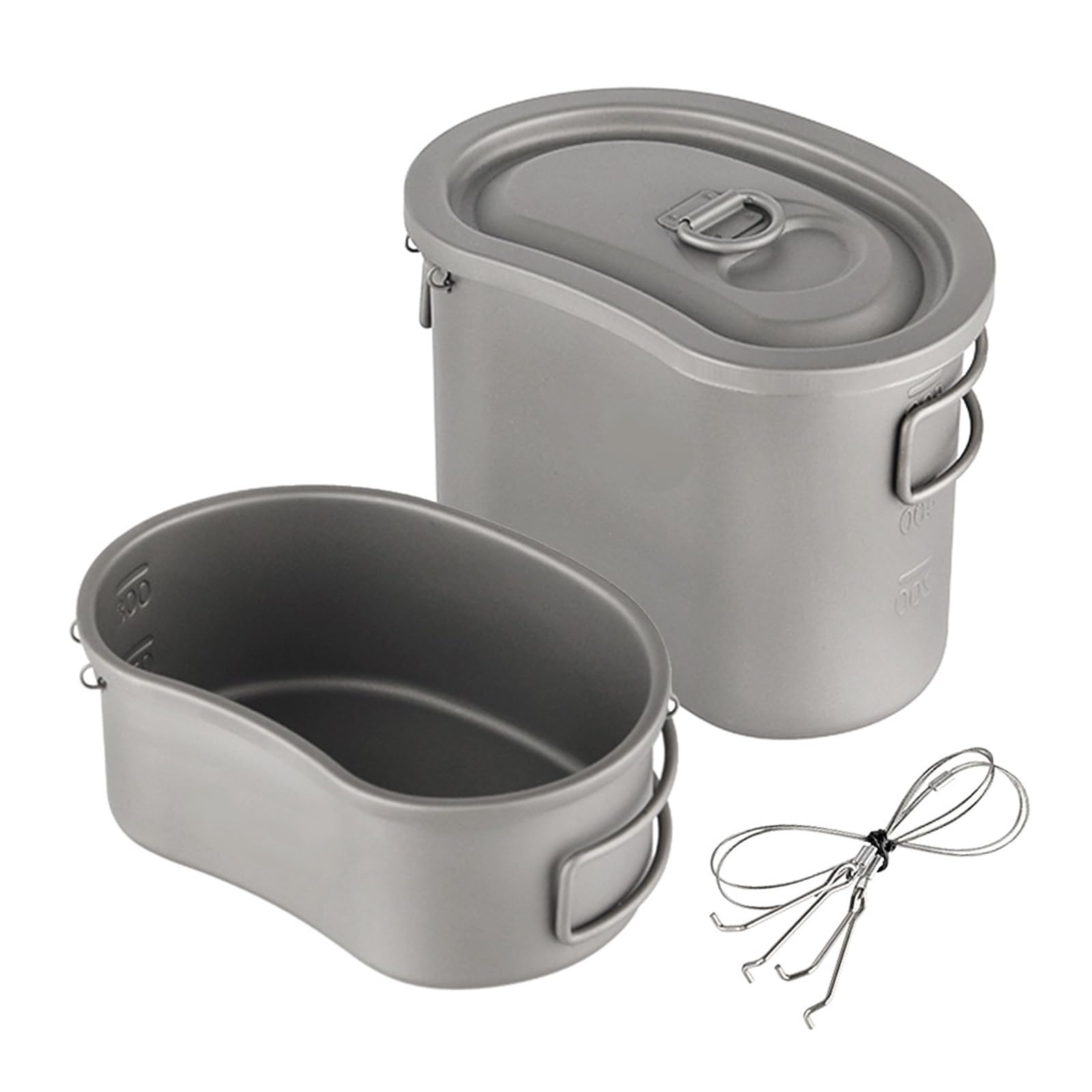 Generisch Outdoor-Kochgeschirrset aus Titan