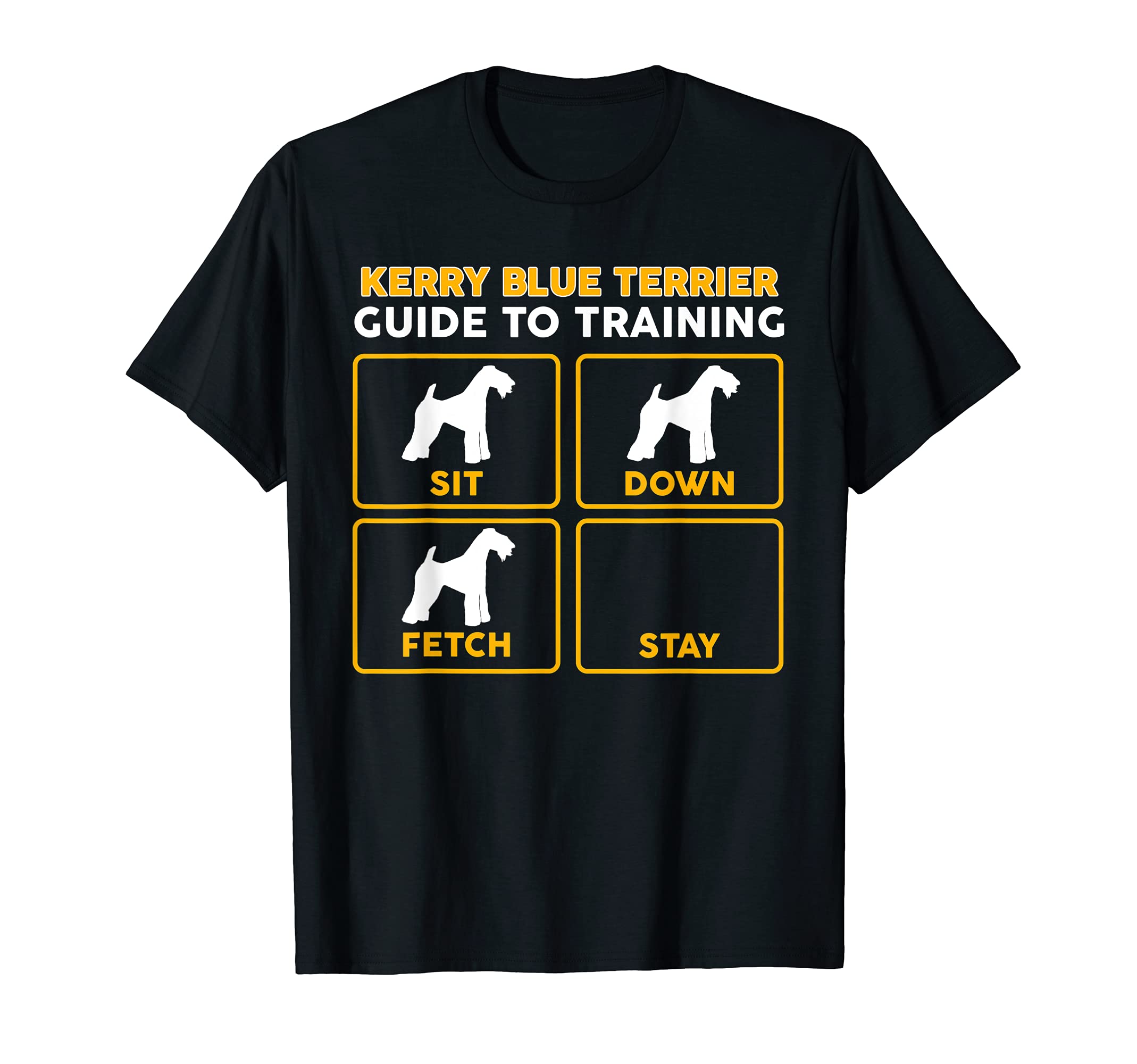 Kerry Blue Terrier T-Shirt | Funny Guide To Training T-Shirt