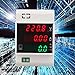 Digital Energy Meter, High Strength Energy Safe Multi-Functional Power Meter, for The AC Voltage Current Voltage Home Industry(AC200-450/100A)