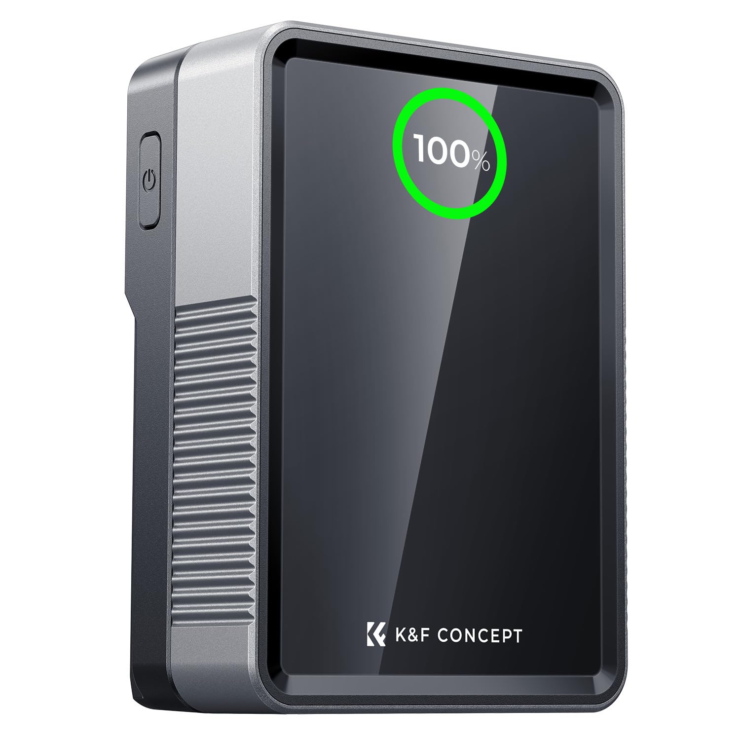 Akumulator K&F CONCEPT 50 Wh Mini V-Port 3400 mAh, 65 W PD typu C, szybkie ładowanie z ekranem TFT, D-TAP, BP, typ A, interfejs DC, do monitora, aparatu, lampy fotograficznej, KF-V50