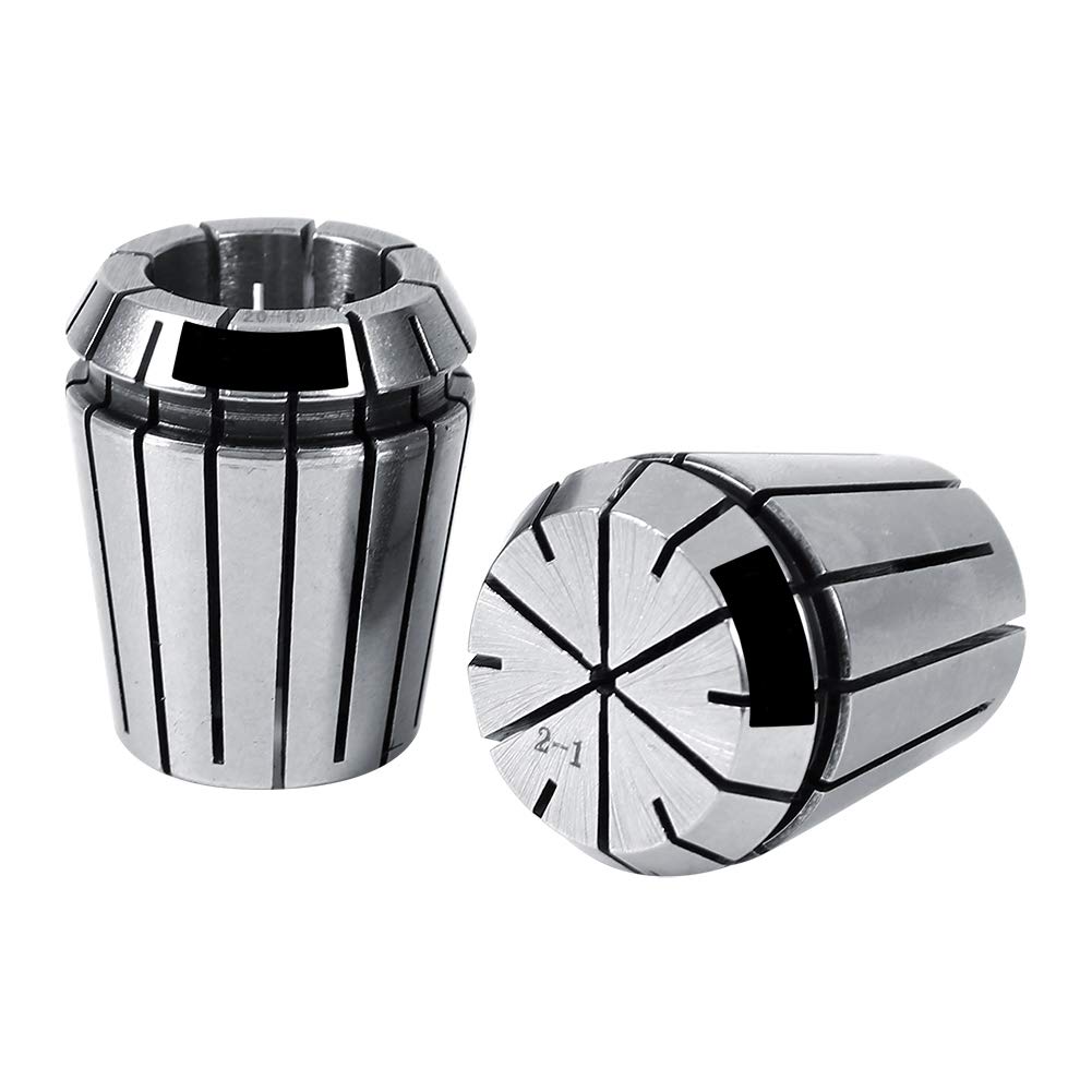 aqxreight Zestaw Tulei Zaciskowych ER32-19 szt. Tulejek Sprężynowych do Frezarek i Grawerek CNC - Narzędzia do Mocowania z Mocowaniem 2 Mm–20 Mm - Uchwyt zadań Tokarskich i Grawerskich