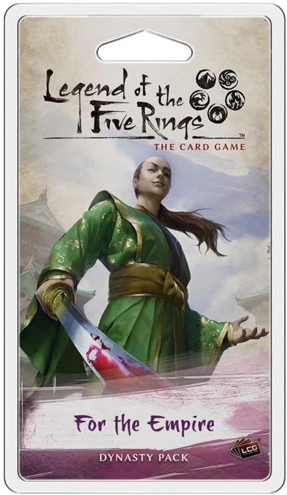 Fantasy Flight Games Legend of The Five Rings: The Card Game for The Empire Dynasty Pack - Tactical Strategy Game for Kids & Adults, Ages 14+, 2 Players, 45-90 Minute Playtime, Made